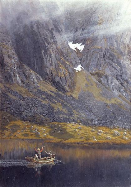 Theodor Kittelsen Ekko Sweden oil painting art